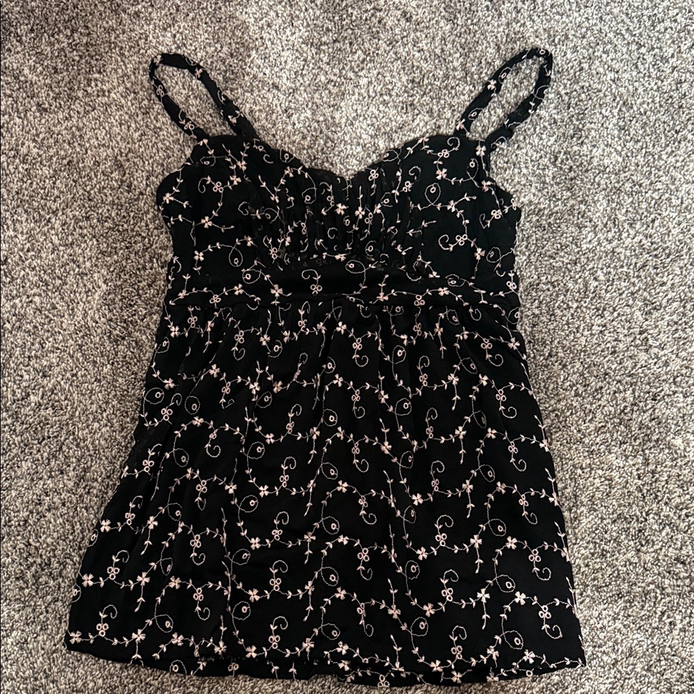 INC International Concepts Black and pink Camisole
